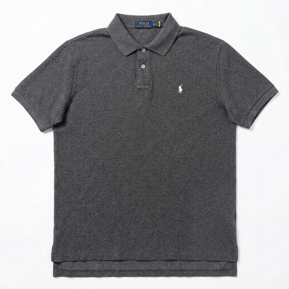 Polo Ralph Lauren Dark Gray Classic Fit Men's Polo Short Sleeve Shirt Size XL